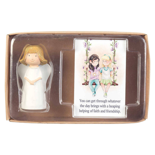 Angel Figurine Faith & Friendship Resin