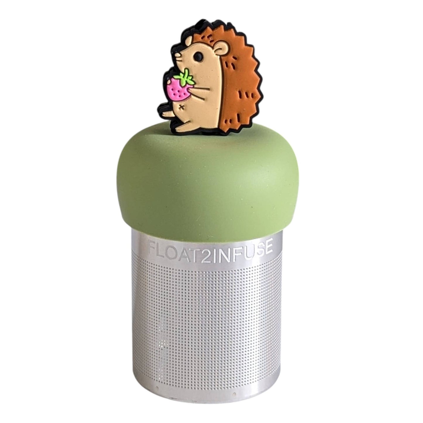Hedgehog | Floating Tea Steeper | Green Base | Brown