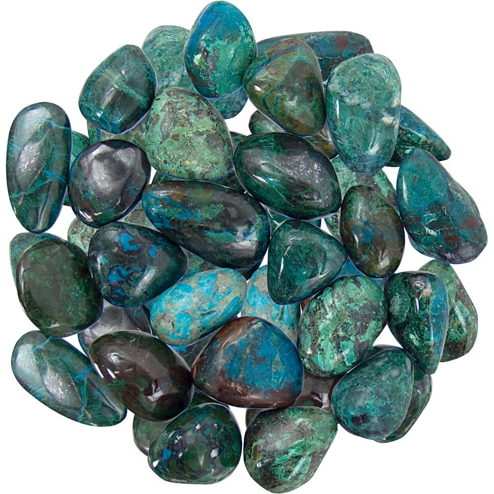 Tumbled Stones Chrysocolla (½ Lb)