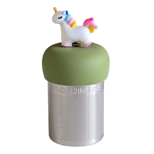 Sparkly Unicorn | Floating Tea Steeper | Green Base | White