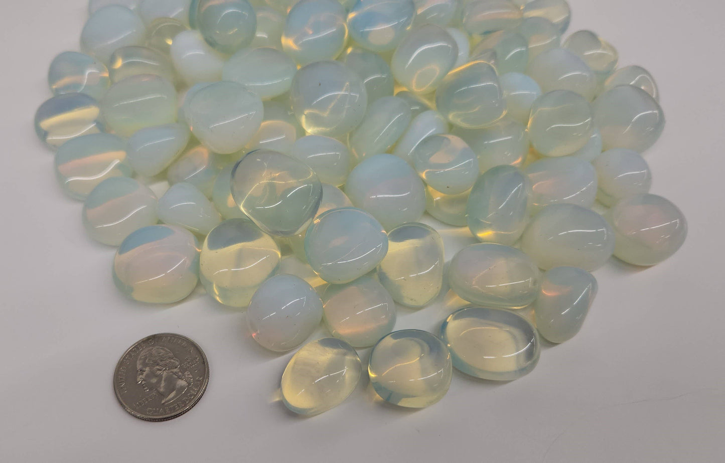 Opalite (1kg/2.2 lbs.) Tumbled Stone 20-25mm