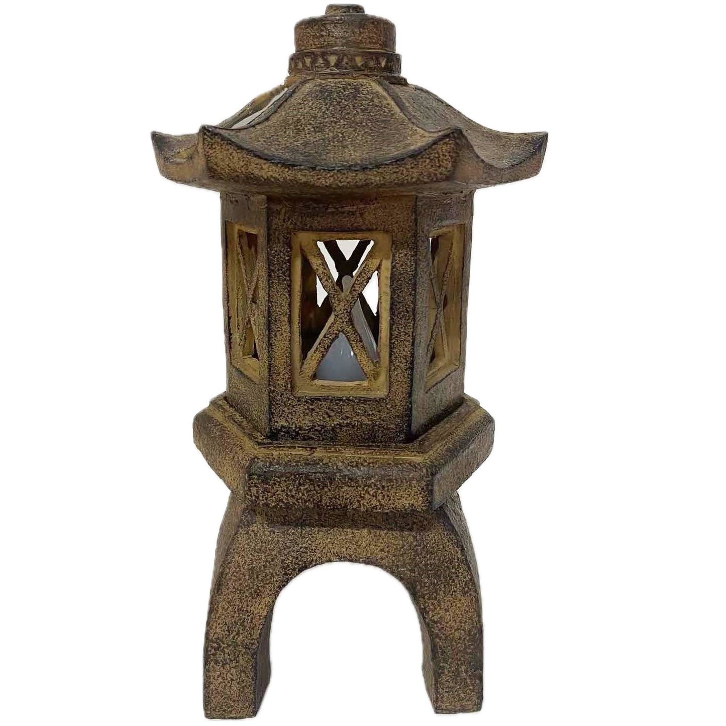 9.5" Resin Solar Temple