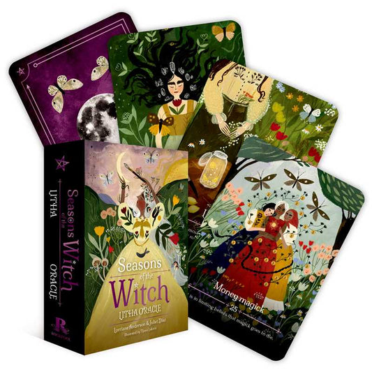Seasons of the Witch - Litha Oracle by Lorriane Anderson: Flashcards; 160 pages / English