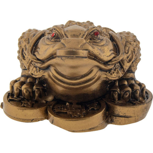 Feng Shui Figurine Money Toad - Gold (Each)