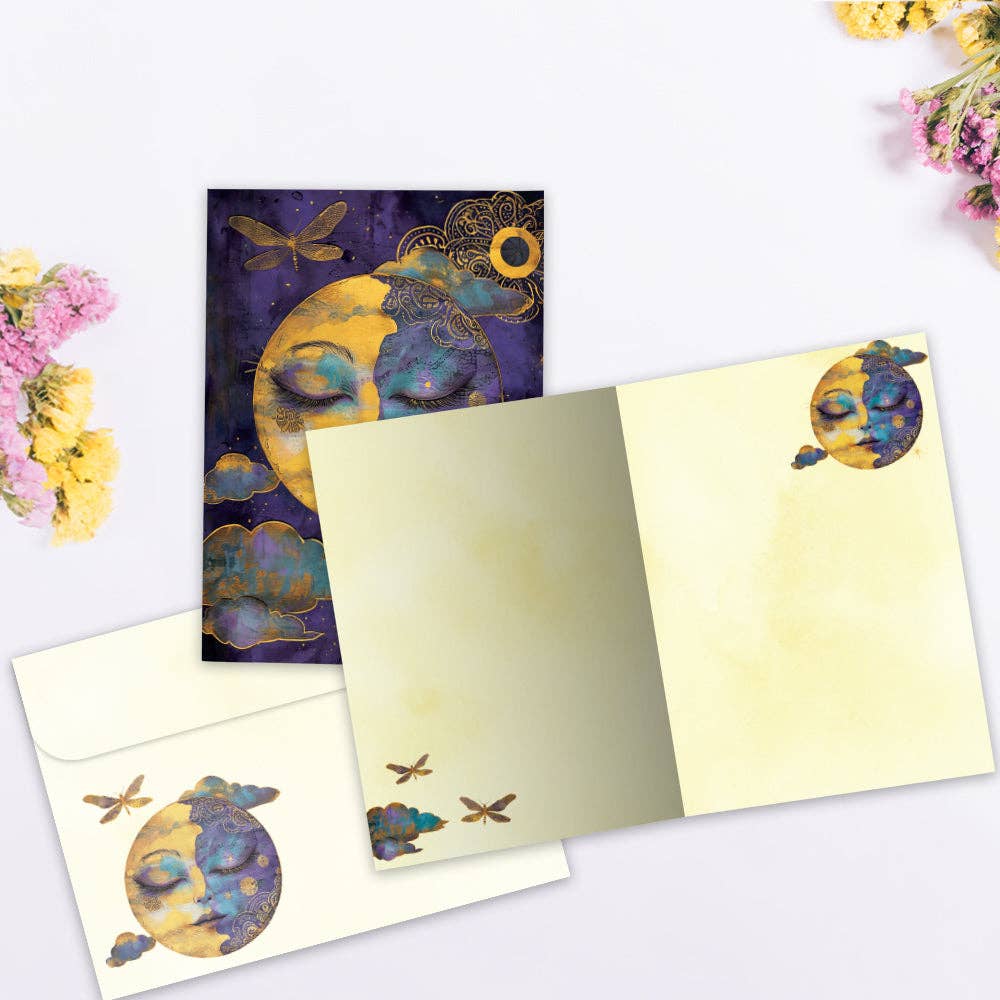 Serene Moon | 6-Pack All Occasion Greeting Cards | SKU 22247