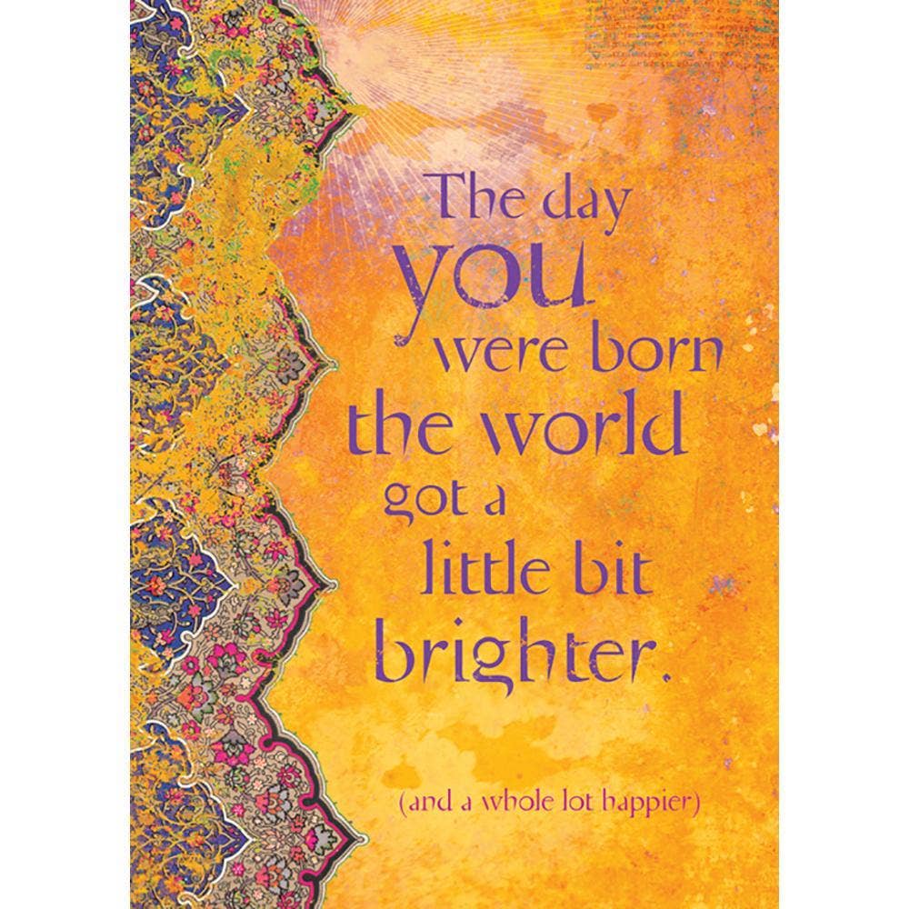 The Day You Were Born | 6-Pack Birthday Cards | SKU 14165
