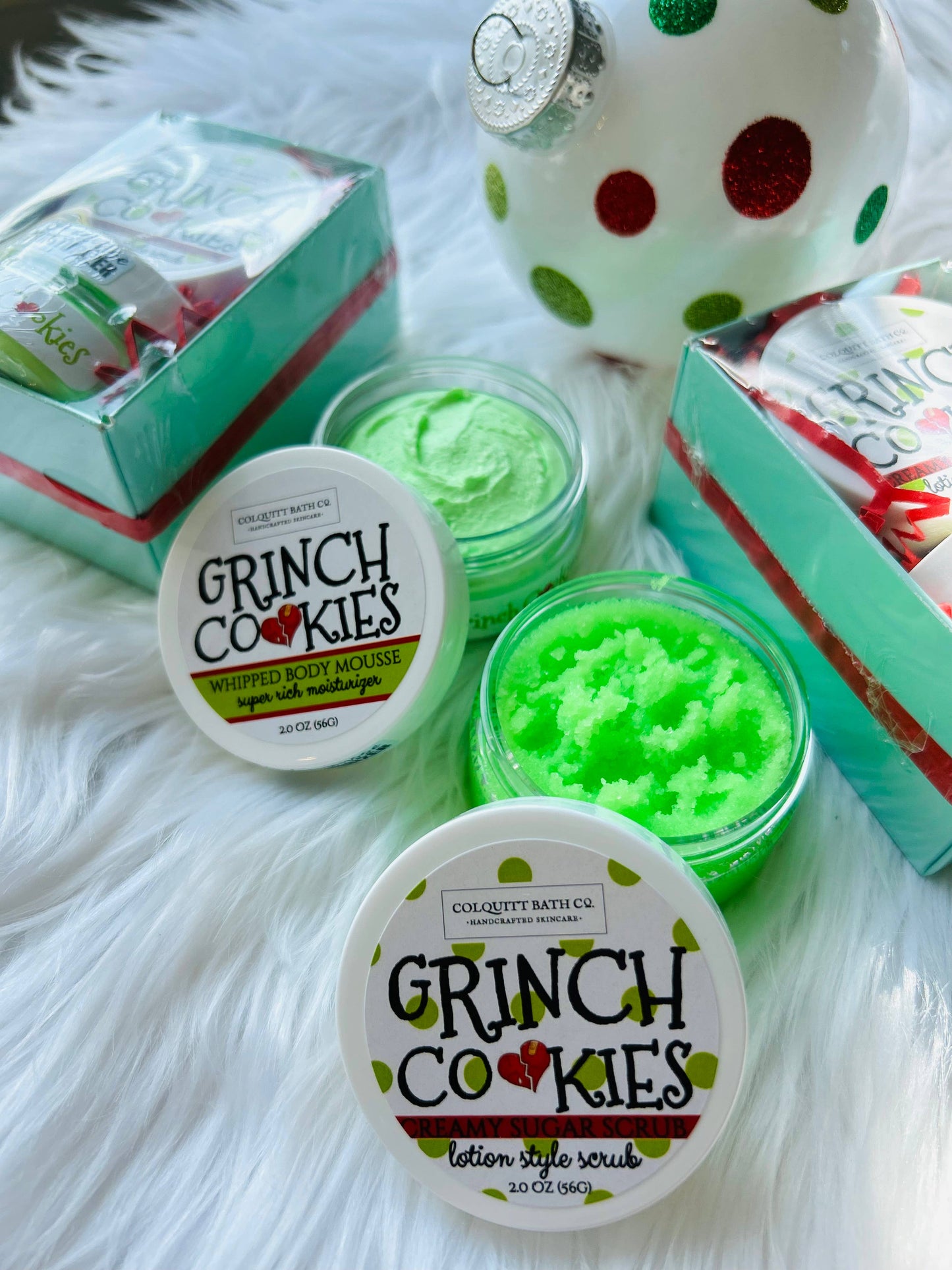 Grinch Cookies Mini Mani Set