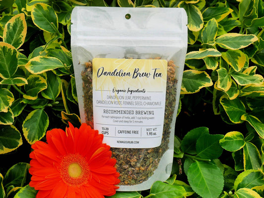 Dandelion Brew Organic Herbal Tea: 1.95 oz