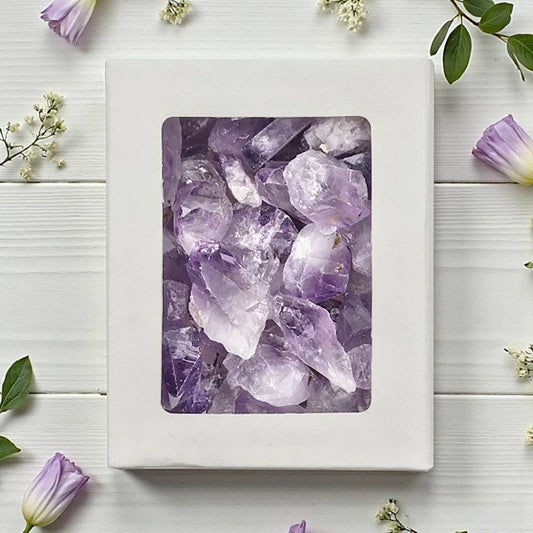 Amethyst Points Mini Flat