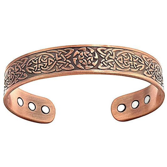 P 63 Pure Copper men size magnetic adjustable bracelet