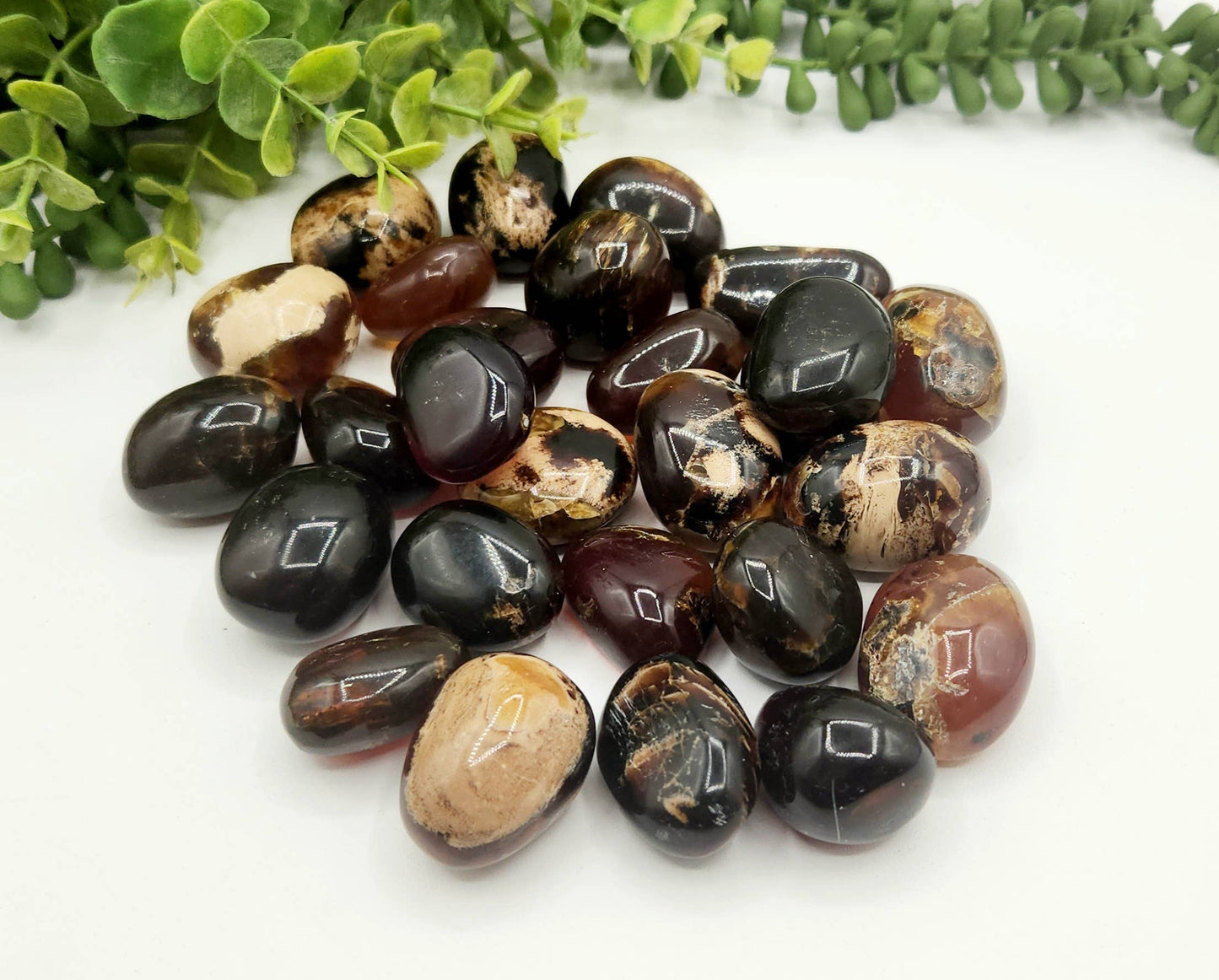 Amber-Indonesian  (250gm) Tumbled Stone 20-35mm : 250gm