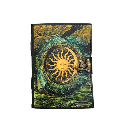 Dragons Den Blank Leather Journal (5 x 7 in.)