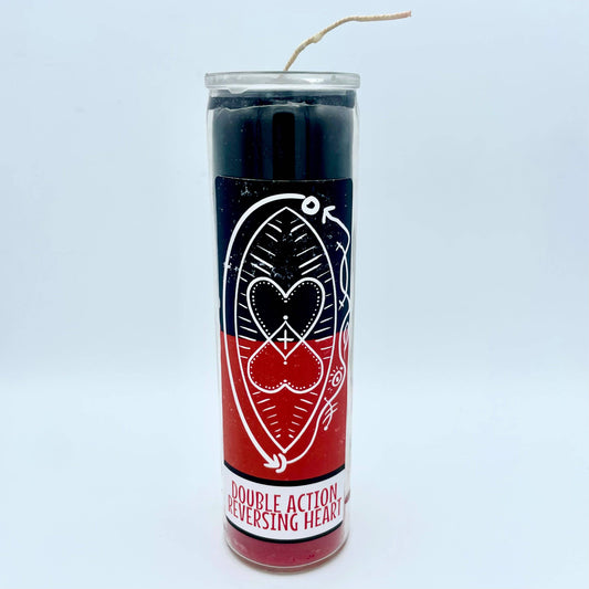 7 Day Candle - Double Action Reversing Heart