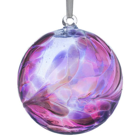 Friendship Glass Ball- Amethyst 10cm