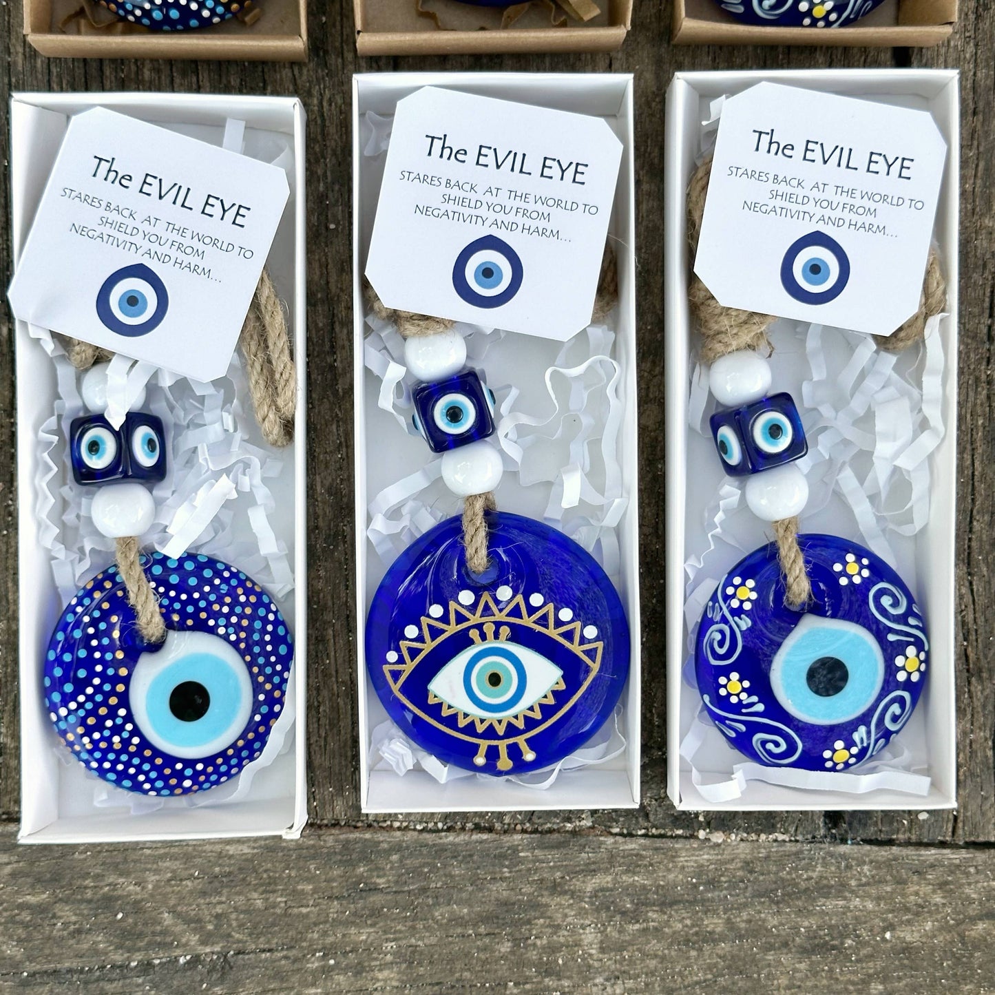 Christmas Ornament Evil Eye, Corporate Gift Ideas : White / Style 2