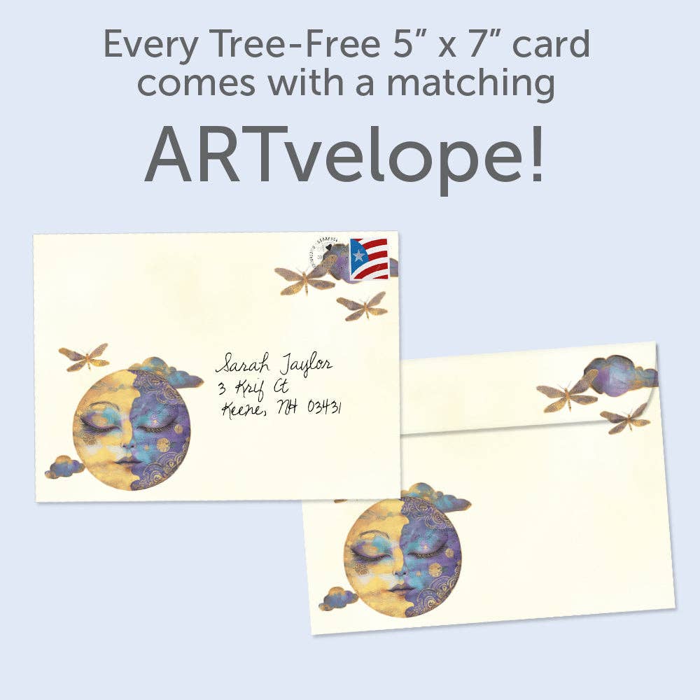 Serene Moon | 6-Pack All Occasion Greeting Cards | SKU 22247