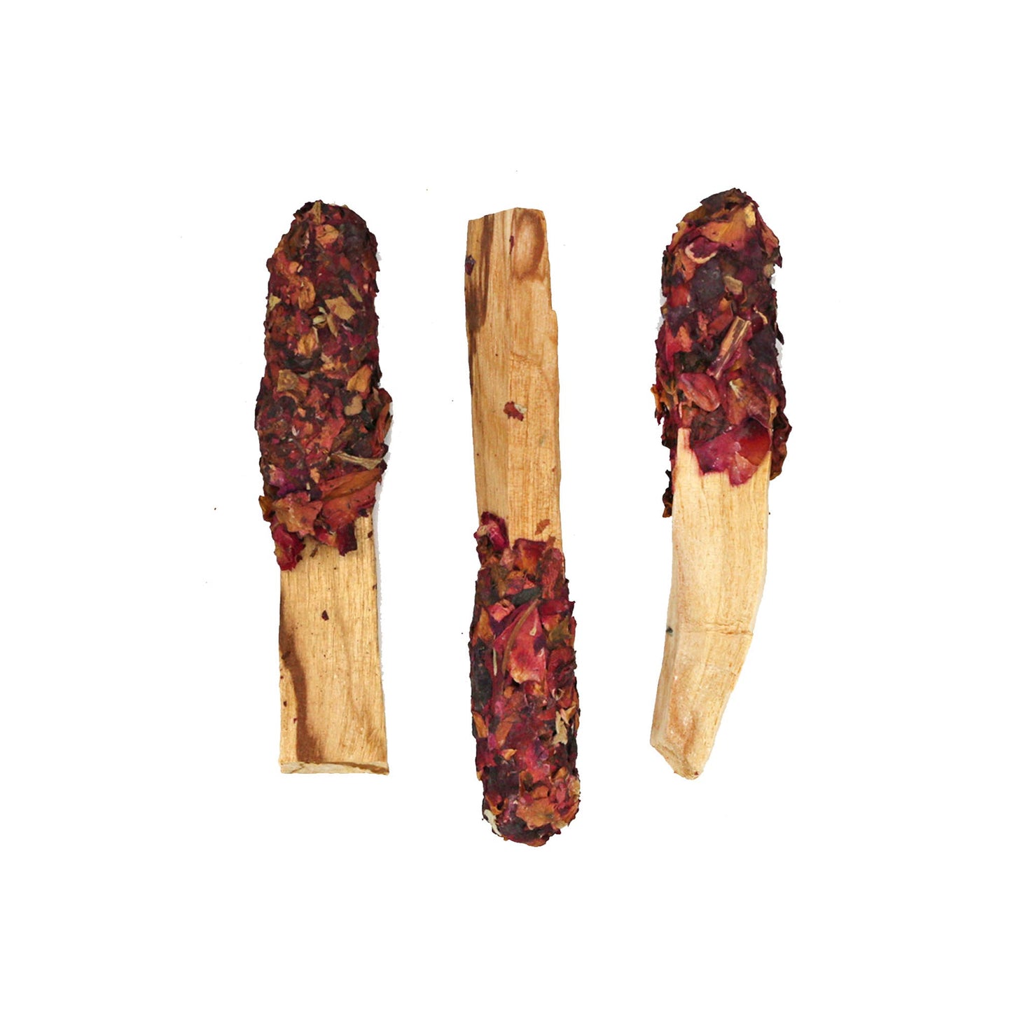 Dipped Red Sacred Rose Petal Palo Santo Popss