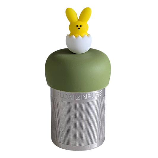 Yellow Peep | Floating Tea Steeper | Green Base | Easter Egg