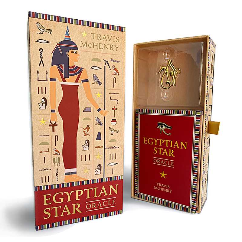 Egyptian Star Oracle by Travis McHenry: Flashcards; 144 pages / English