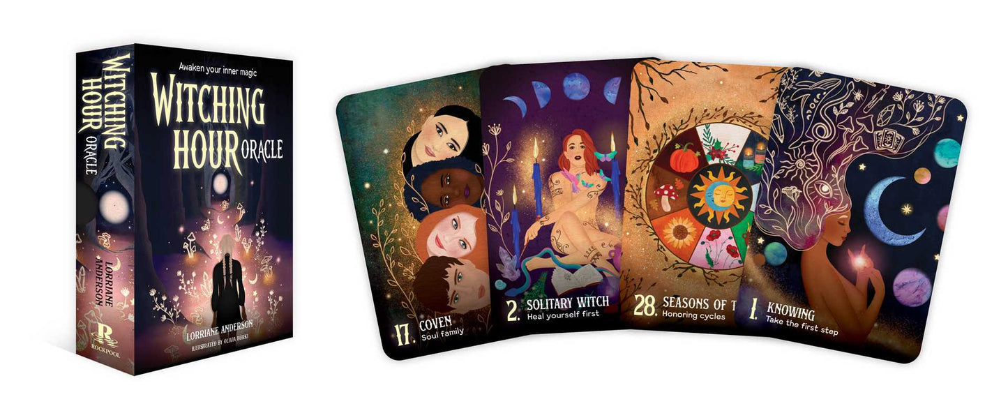 Witching Hour Oracle by Lorriane Anderson: Flashcards; 128 pages / English