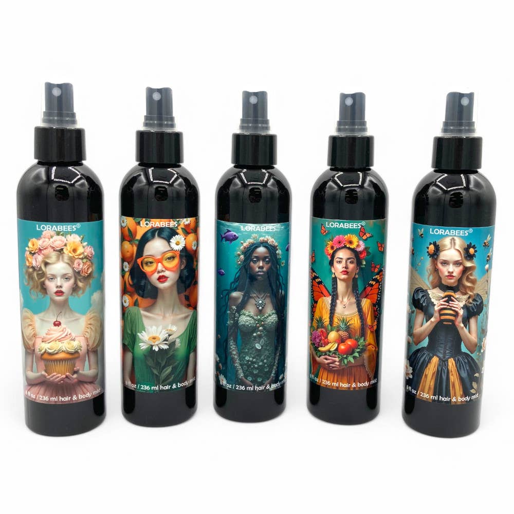 Enchantée Collection 8 oz Scented Hair & Body Spray Mists: Belle Ame