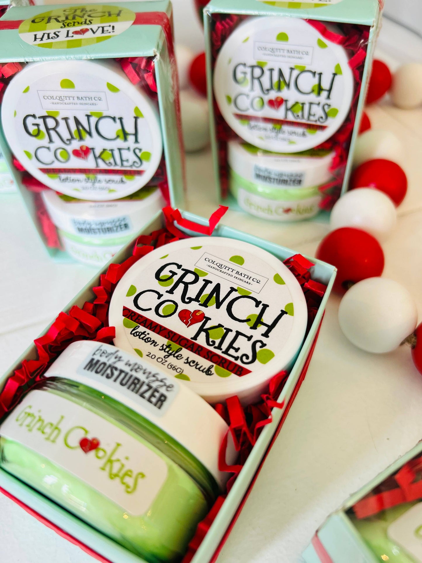 Grinch Cookies Mini Mani Set