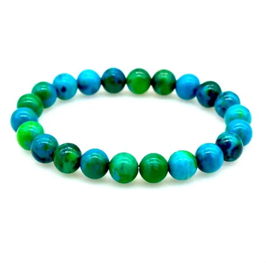 Chrysocolla 8mm Round Beads