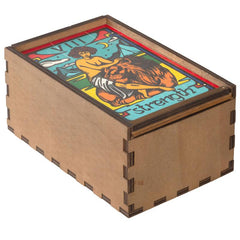 Sun/Moon Wood Tarot Card Box