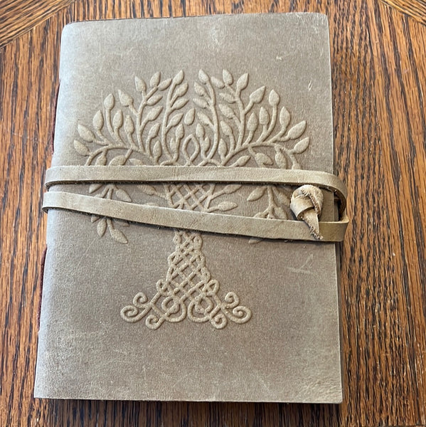 Tree of Life Celtic Knot-work Soft Leather Journal