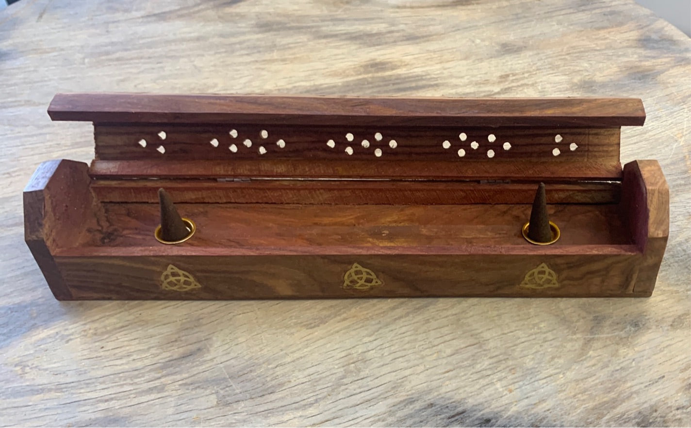 Incense Coffin Box - Triquetra