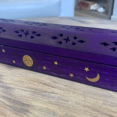 Purple - Incense Coffin Box
