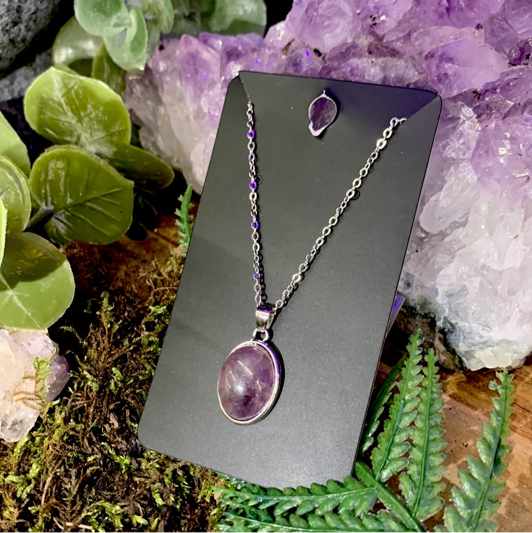 Deva Designs Crystal Pendant Necklace