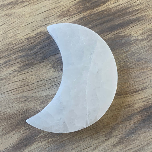 4” Selenite Moon