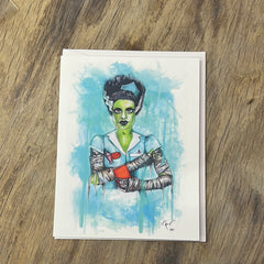 Bride of Frankenstein Greeting  Card