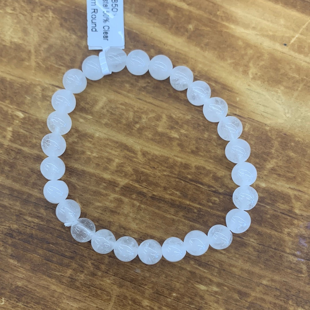 Clear Quartz Bracelet 8mm