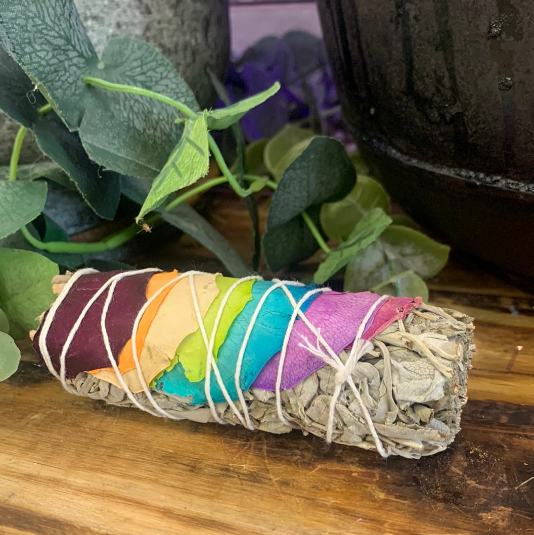 Rose Petal Rainbow Sage