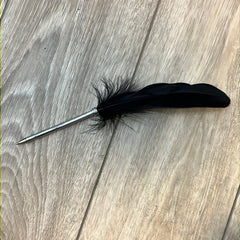 Feather Ballpoint Pen-Black