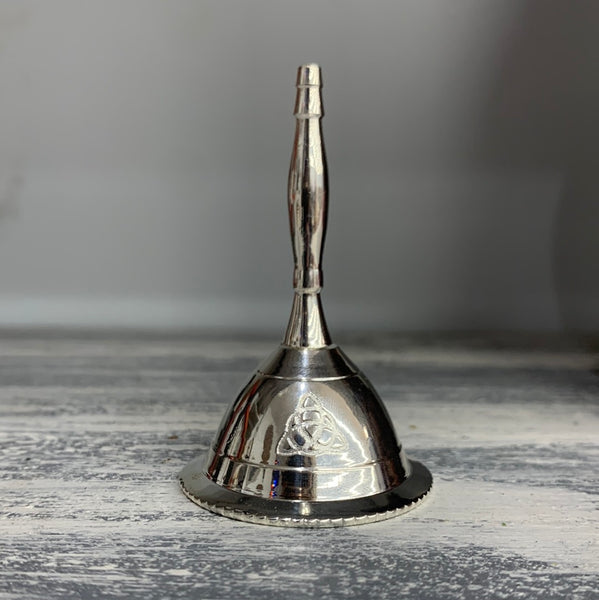 Triquetra Silver Bell