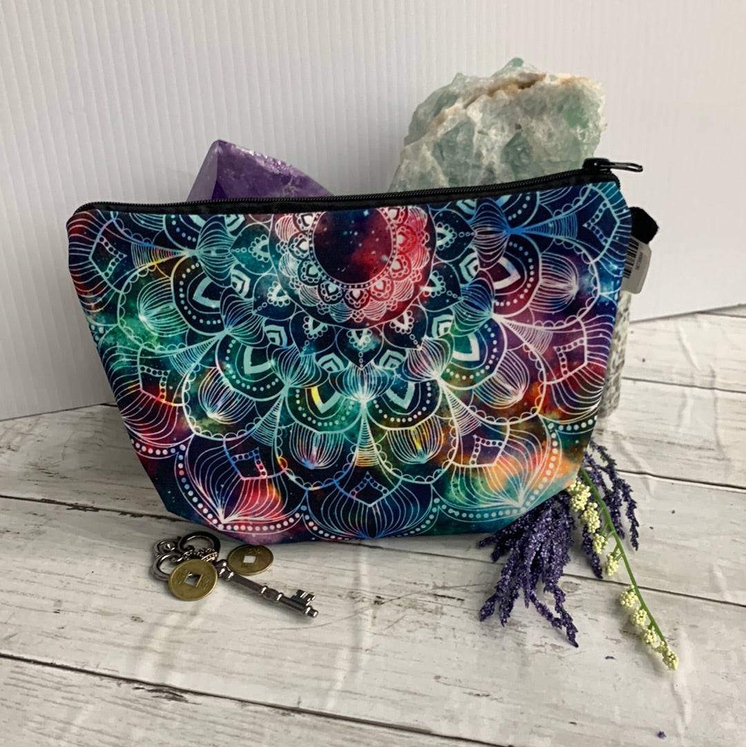 Zipper Pouch Bag - Galaxy Mandala