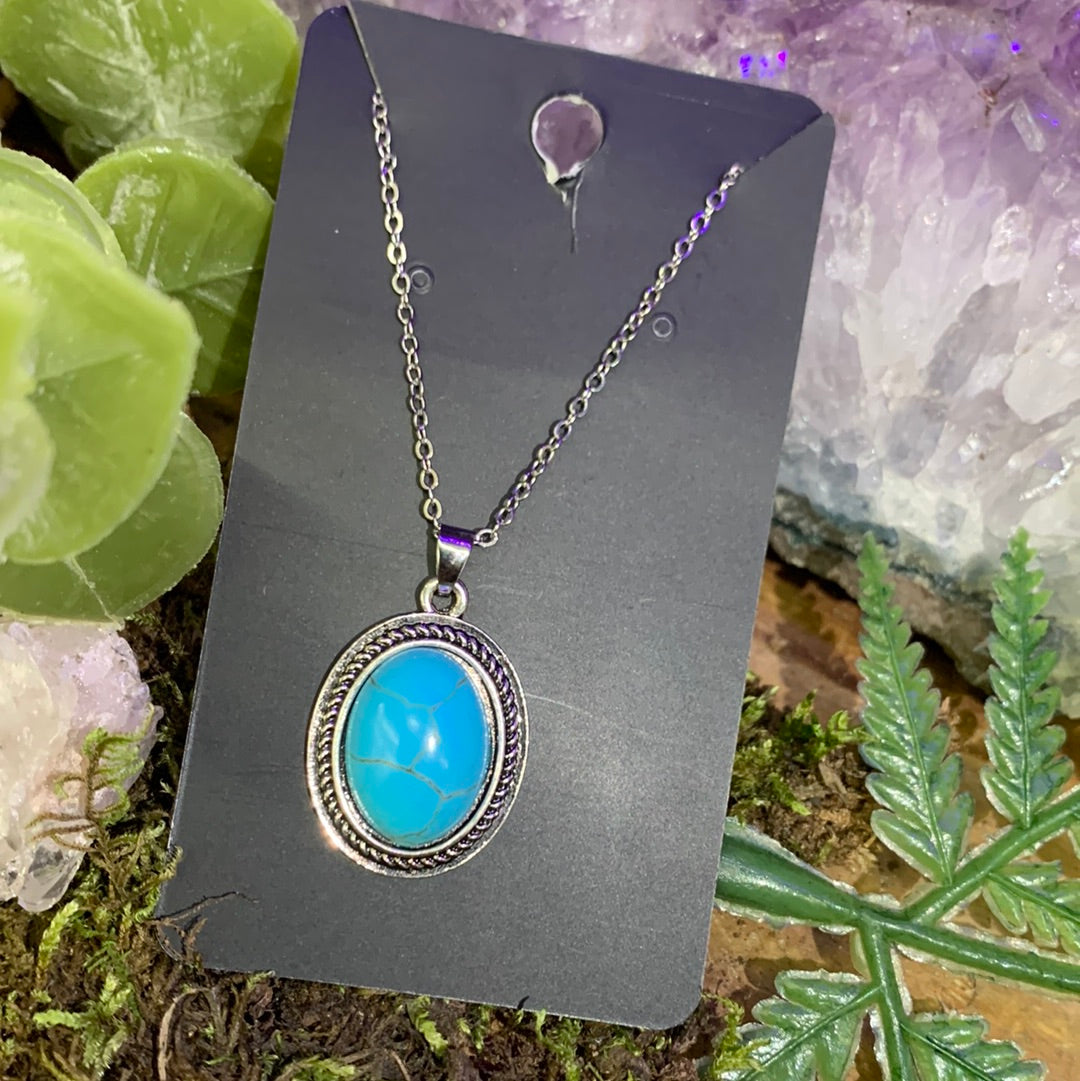 Deva Designs Crystal Pendant Necklace