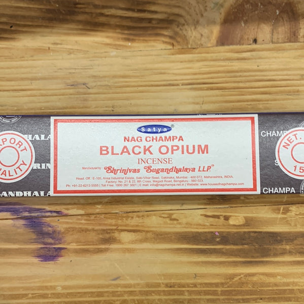 Satya Nag Champa Black Opium Incense