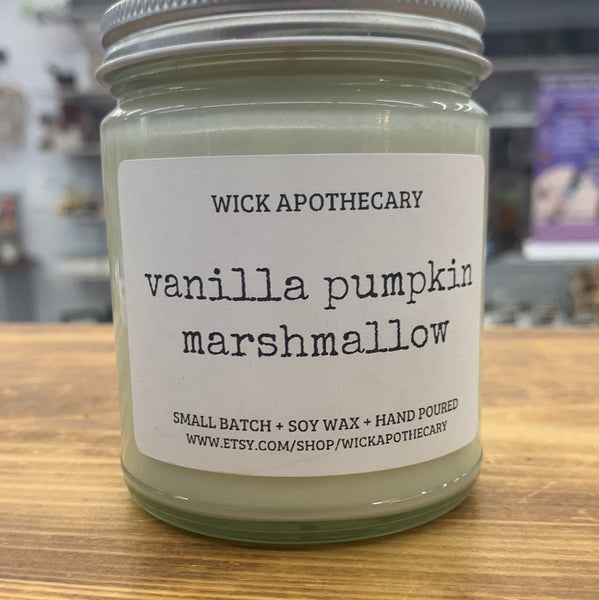 Vanilla Pumpkin Marshmallow Soy Candle