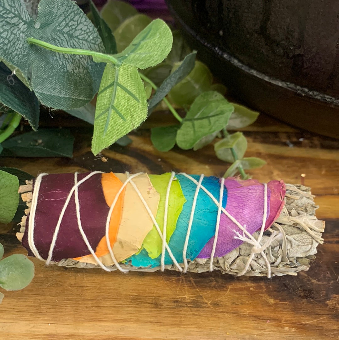 Rose Petal Rainbow Sage