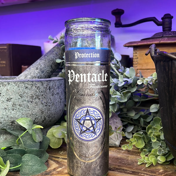 Pentacle 7 day candle