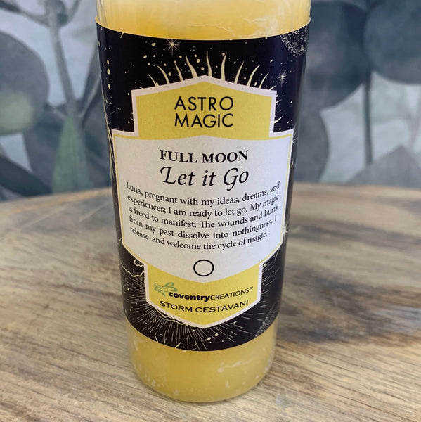 Full Moon Let it Go Candle