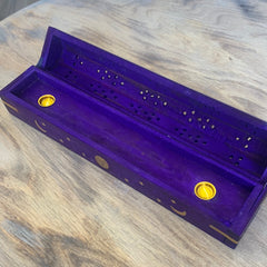 Purple - Incense Coffin Box