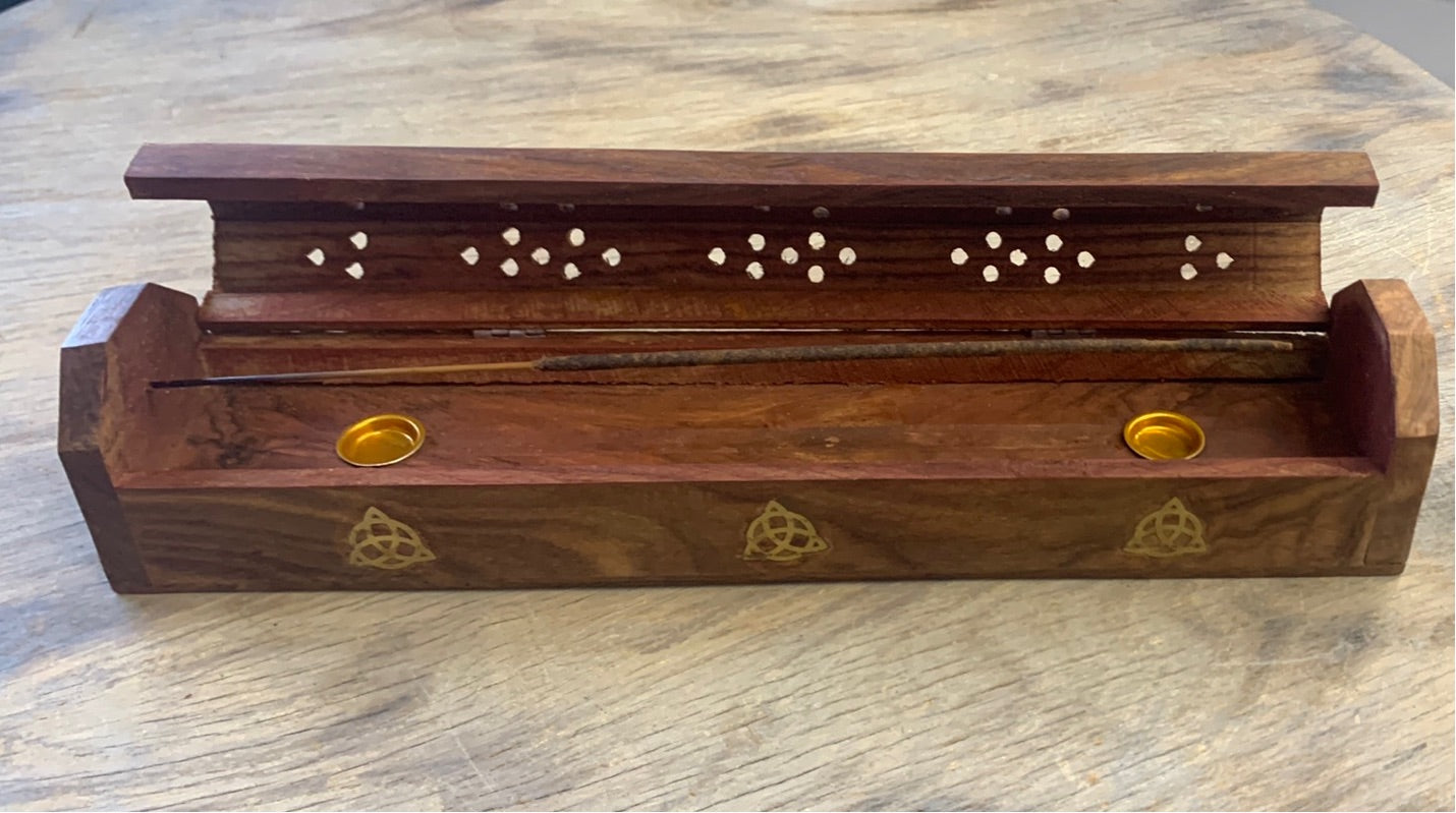 Incense Coffin Box - Triquetra