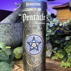 Pentacle 7 day candle