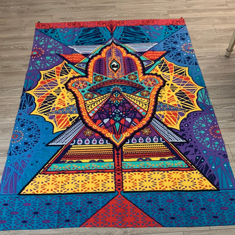 Tapestry - Geometric Hamsa