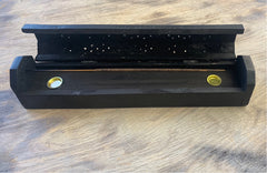 Incense Coffin Box - Plain Black